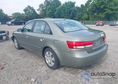 2008 Hyundai Sonata Gls z USA, uszkodzony, nr VIN 5NPET46C68H361107